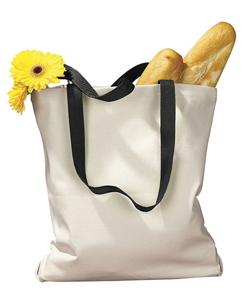 BAGedge BE010 Women Canvas Tote with Contrasting Handles