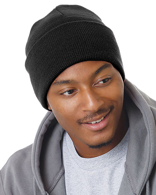 Bayside 3895 USA Made 12" Knit Cuff Beanie