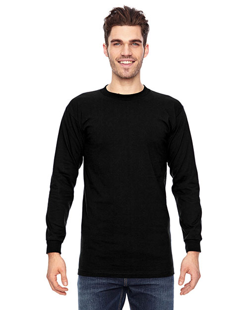 Bayside BA6100 adult 6.1 oz., 100% Cotton Long Sleeve T-Shirt