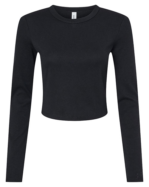 Bella + Canvas 1501  Women's Micro Rib Long Sleeve Baby Tee