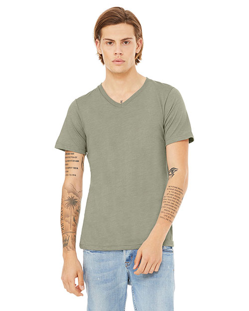 Bella + Canvas 3005CVC Men Unisex CVC Jersey V-Neck T-Shirt