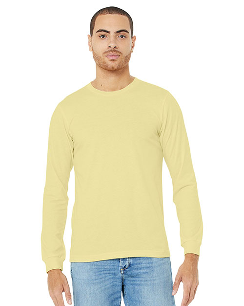 Bella + Canvas 3501CVC Men Unisex CVC Jersey Long-Sleeve T-Shirt