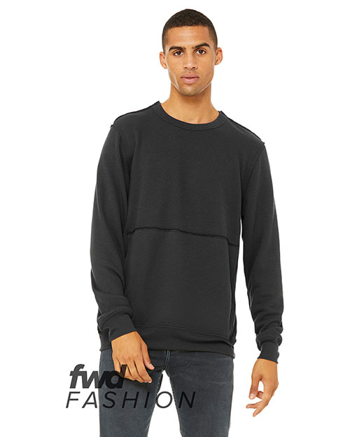 Bella + Canvas 3743  FWD Fashion Unisex Raw Seam Crewneck Pullover