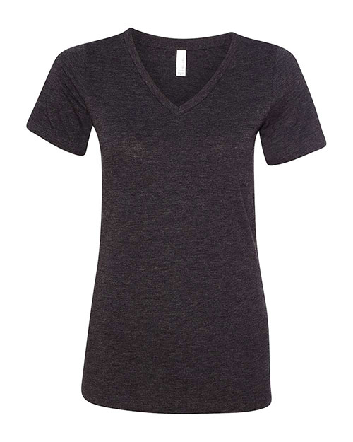 Bella + Canvas 6415 Women's Relaxed Triblend Short Sleeve V-Neck Tee