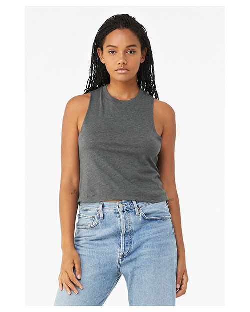 Bella + Canvas 6682 Ladies' Racerback Cropped Tank
