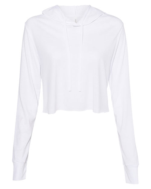 Bella + Canvas 8512 Women’s Triblend Crop Long Sleeve Hoodie