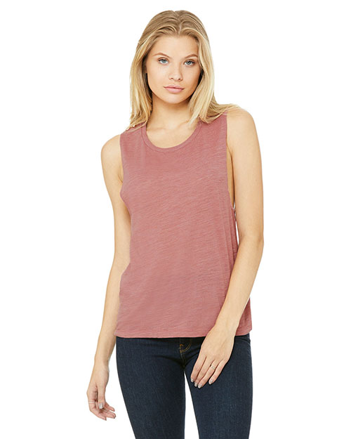 Bella + Canvas B8803 Women Bella B8803  Flowy Scoop Muscle T-Shirt