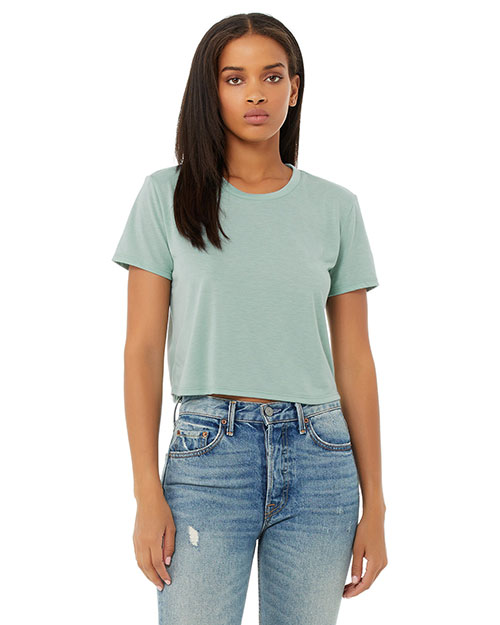 Bella + Canvas B8882 Ladies' Flowy Cropped T-Shirt