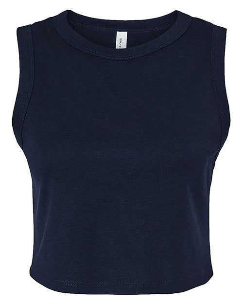 Bella + Canvas 1013 Women's Micro Rib Muscle Crop Tank