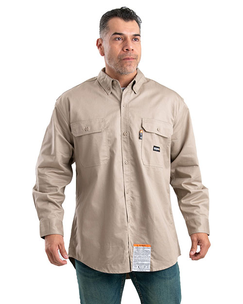Berne FRSH10 Men's Flame-Resistant Button-Down Work Shirt
