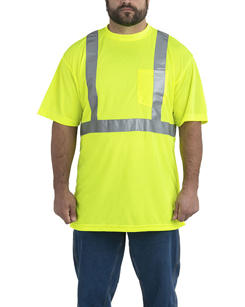 Berne HVK012 Men's Hi-Vis Class 2 Performance Pocket T-Shirt