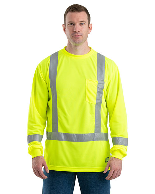 Berne HVK013T Men's Tall Hi-Vis Class 3 Performance T-Shirt