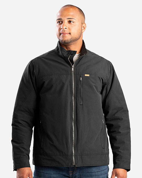 Berne J387 Men's Highland Quilt-Lined Micro-Duck Jacket