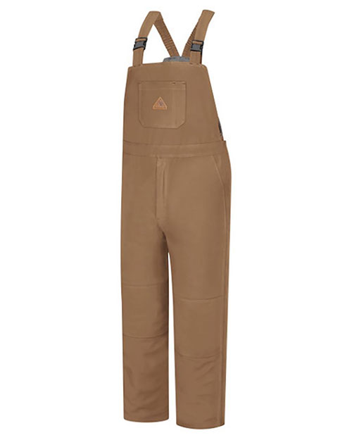 Bulwark BLN4L Brown Duck Deluxe Insulated Bib Overall - EXCEL FR® ComforTouch Long Sizes