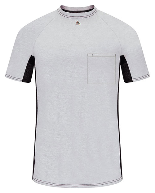 Bulwark MPS4 Short Sleeve FR Two-Tone Base Layer with Concealed Chest Pocket- EXCEL FR