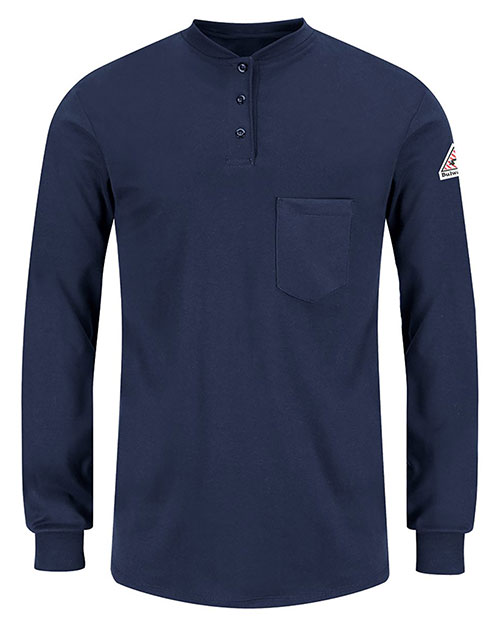 Bulwark SEL3 Women's Long Sleeve Tagless Henley Shirt