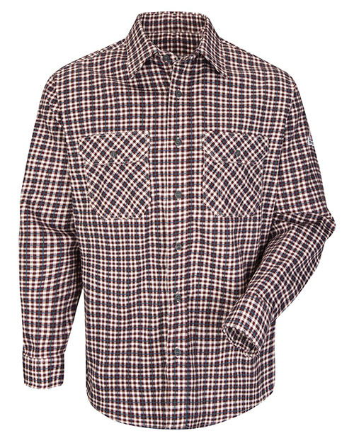 Bulwark SLD6 Plaid Long Sleeve Uniform Shirt
