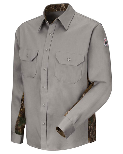 Bulwark SLU4L Camo Uniform Shirt - EXCEL FR® ComforTouch® - 6 oz. - Long Sizes