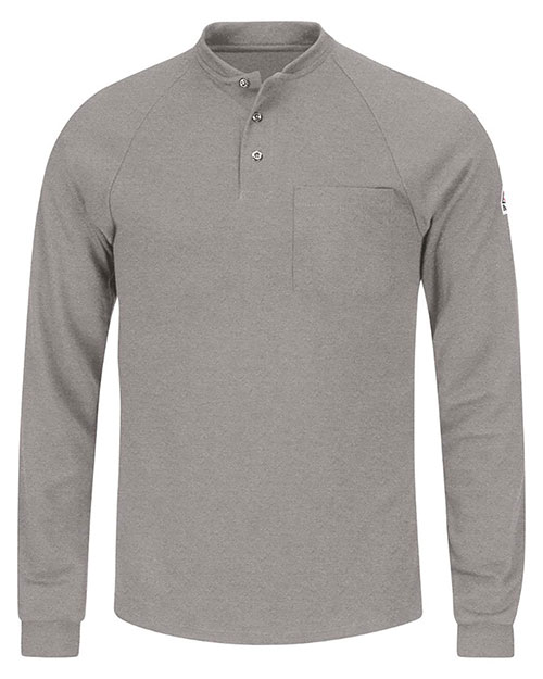Bulwark SML2 Long Sleeve Henley Shirt- CoolTouch®2