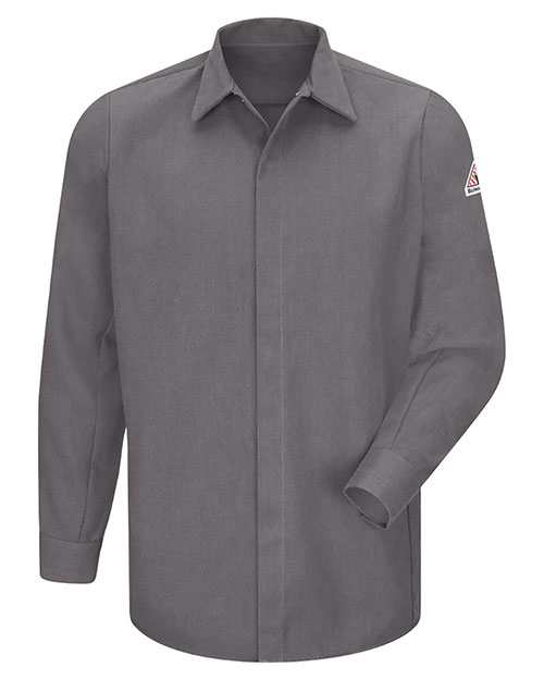 Bulwark SMS2L Concealed-Gripper Pocketless Long Sleeve Shirt - CoolTouch® 2 - Long Sizes