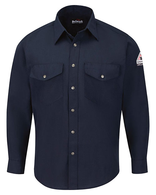 Bulwark SNS2L Snap-Front Uniform Shirt - Nomex® IIIA - 4.5 oz. - Long Sizes