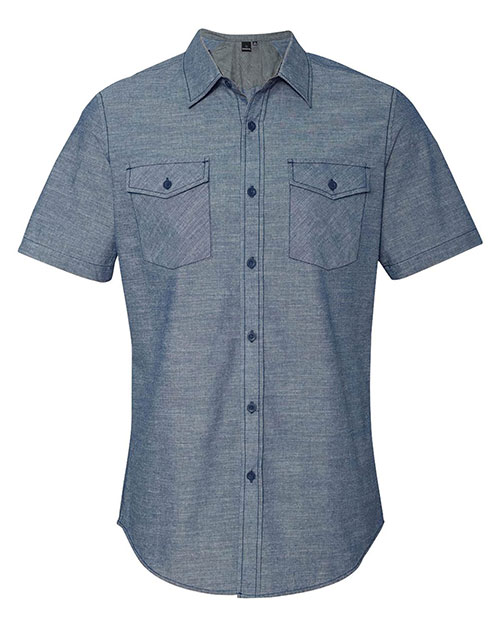 Burnside 9255  Chambray Short Sleeve Shirt