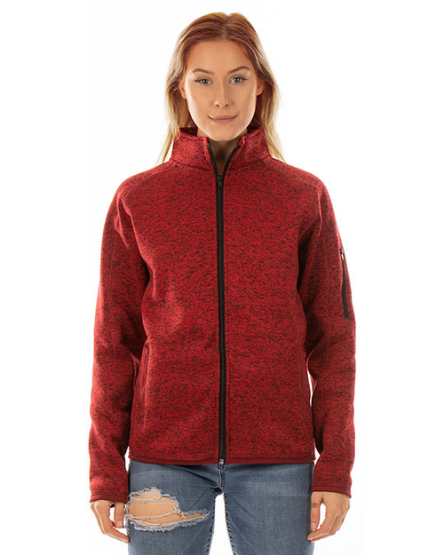 Burnside B5901 Ladies' Sweater Knit Jacket