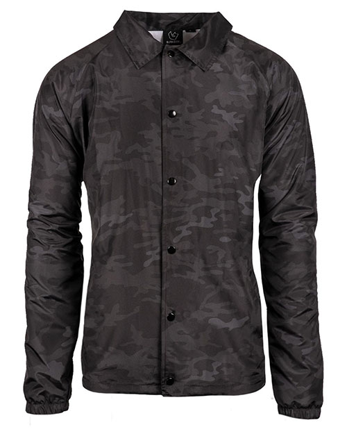 Burnside B9718  Men's Nylon Coaches Jacket