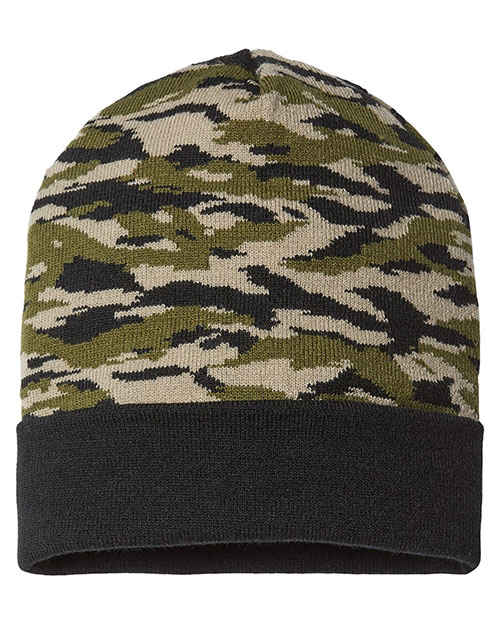 CAP AMERICA RKC12  USA-Made Camo Cuffed Beanie