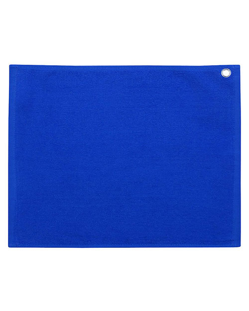 Carmel Towel Company C1518GH Velour Hemmed Towel with Grommet & Hook