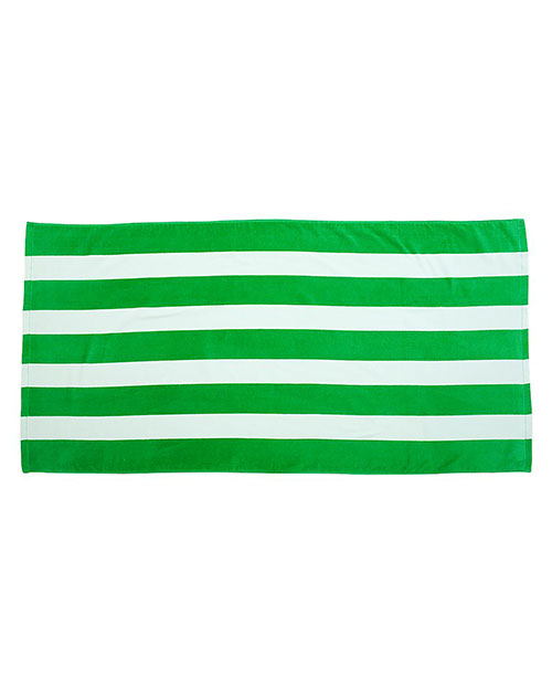 Carmel Towel Company C3060S Cabana Stripe Velour Beach Towel