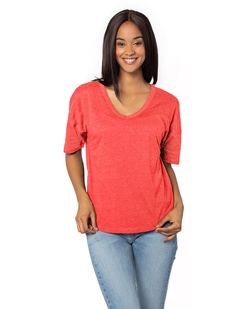 chicka-d 2109CK  Ladies' Happy Jersey V-Neck