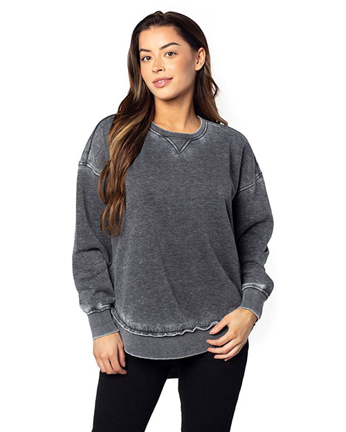 chicka-d 480 Ladies' Burnout Campus Pullover