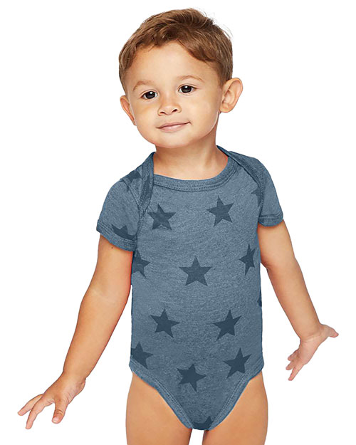 Code Five 4329  Infant Star Print Bodysuit