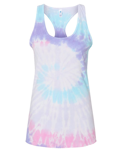 Colortone 3400  Tie-Dyed Racerback Tank Top