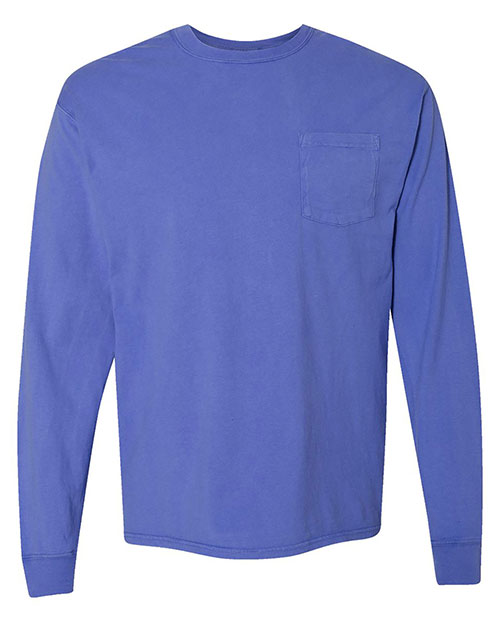 ComfortWash by Hanes GDH250 Garment-Dyed Long Sleeve T-Shirt With a Pocket