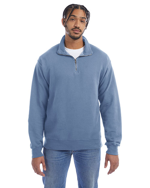 ComfortWash by Hanes GDH425 Men Unisex Quarter-Zip Sweatshirt