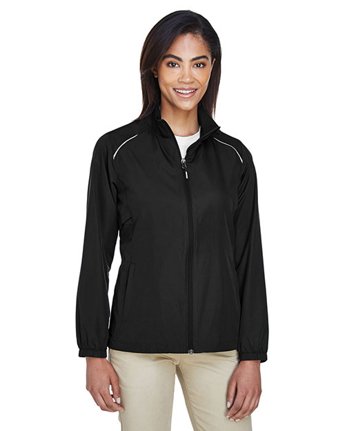 Ash City - Core 365 78183    Motivate Unlined Lightweight Jacket BLACK 703 at bigntallapparel