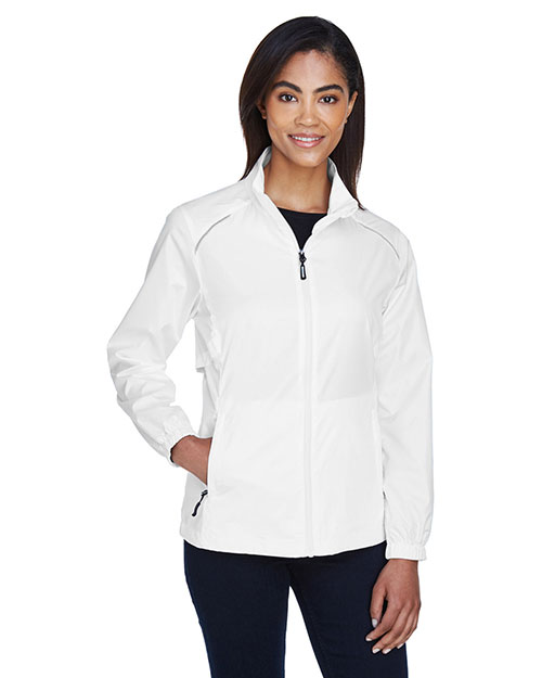 Ash City - Core 365 78183    Motivate Unlined Lightweight Jacket WHITE 701 at bigntallapparel