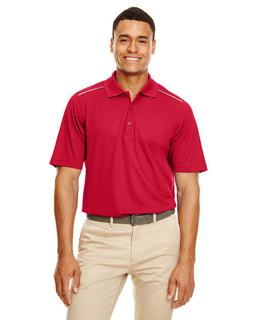 CORE365 88181R Men's Radiant Performance Piqué Polo with Reflective Piping