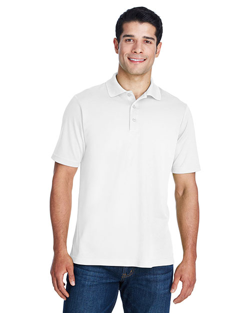 Ash City - Core 365 88181T  Men Tall Origin Performance Pique Polo WHITE 701 at bigntallapparel