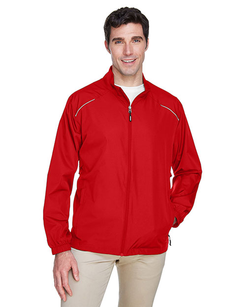 Ash City - Core 365 88183  Men Motivate Unlined Lightweight Jacket CLASSIC RED 850 at bigntallapparel