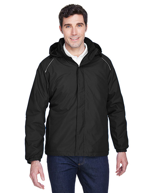 Ash City - Core 365 88189  Men Brisk Insulated Jacket BLACK 703 at bigntallapparel