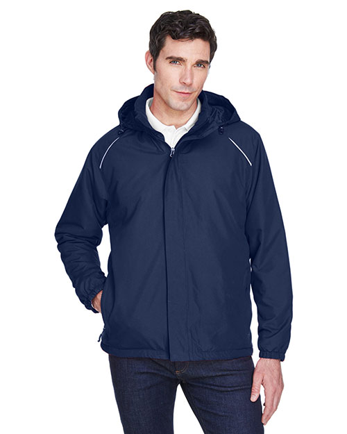 Ash City - Core 365 88189T  Men Tall Brisk Insulated Jacket CLASSIC NAVY 849 at bigntallapparel