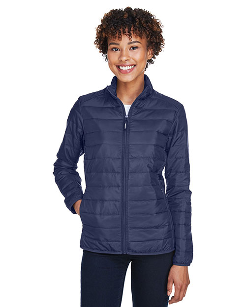 Ash City - Core 365 CE700W    Prevail Packable Puffer CLASSC NAVY 849 at bigntallapparel
