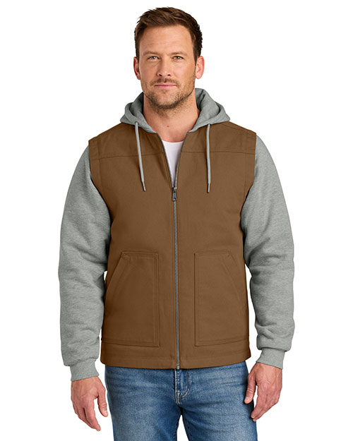 CornerStone CSJ42 ® Duck Fleece Full-Zip Hooded Jacket
