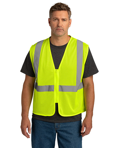 CornerStone ANSI 107 Class 2 Economy Mesh Zippered Vest. CSV101