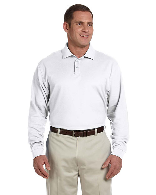 Devon & Jones Classic D110 Men Pima Pique Long-Sleeve Polo