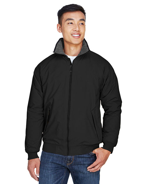 Devon & Jones D700 Men Three Season Classic Jacket Black at bigntallapparel