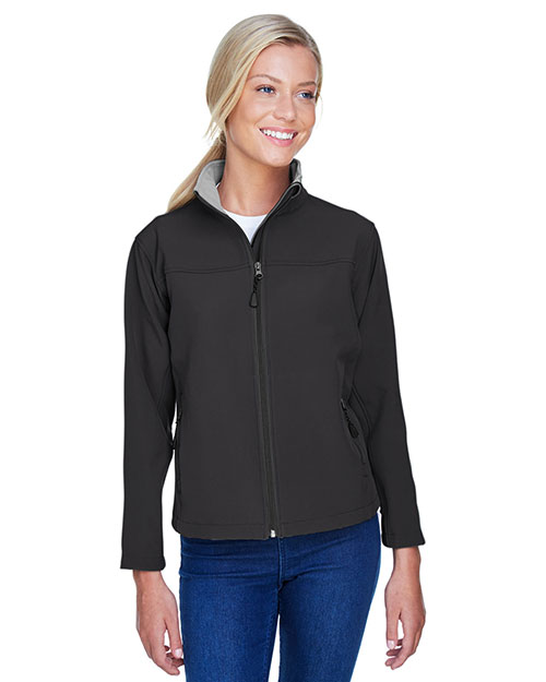 Devon & Jones D995W Women Soft Shell Jacket Black at bigntallapparel